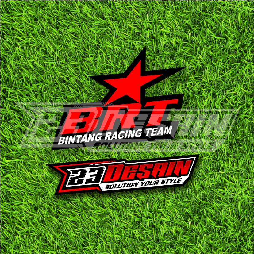 BRT RACING STICKERS BRT BINTANG RACING TEAM STICKERS