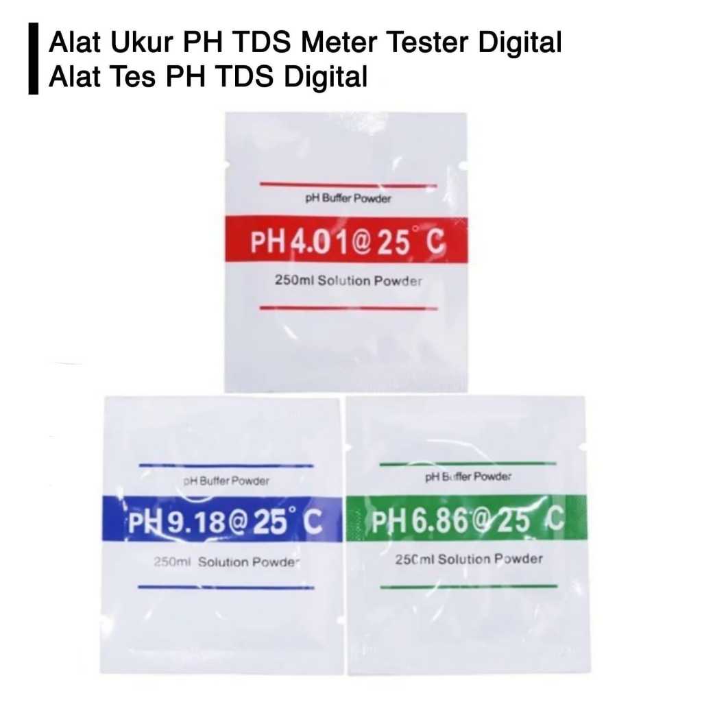 PH Meter Calibration Powder Acid Base Calibration Powder ผงบัฟเฟอร์
