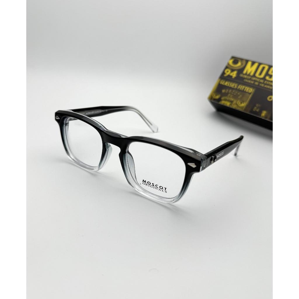 COOL, MODERN FRAME GLASSES MOSCOT 55636 สไตล์สําหรับผู้ชายและผู้หญิงสามารถปรับแต่งเลนส์ PLUS MINUS C