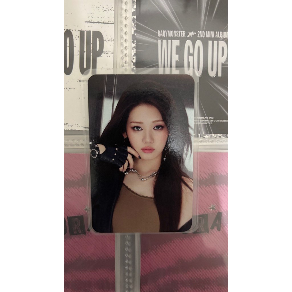 การ์ดรูปถ่าย Rora Babymonster KNPOPS WE GO UP