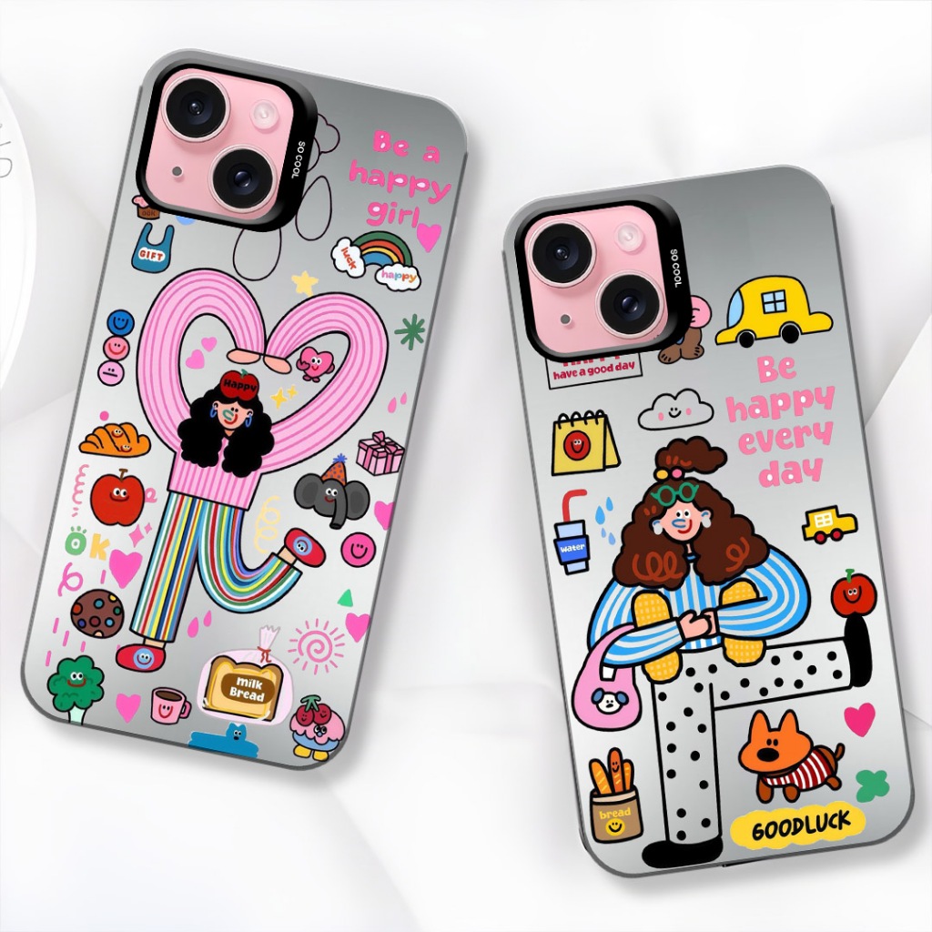 HP IMD โฮโลแกรม IP XR IP 14 สีดําใสกันกระแทกโฮโลแกรมเคสเคสโทรศัพท์ Frosted