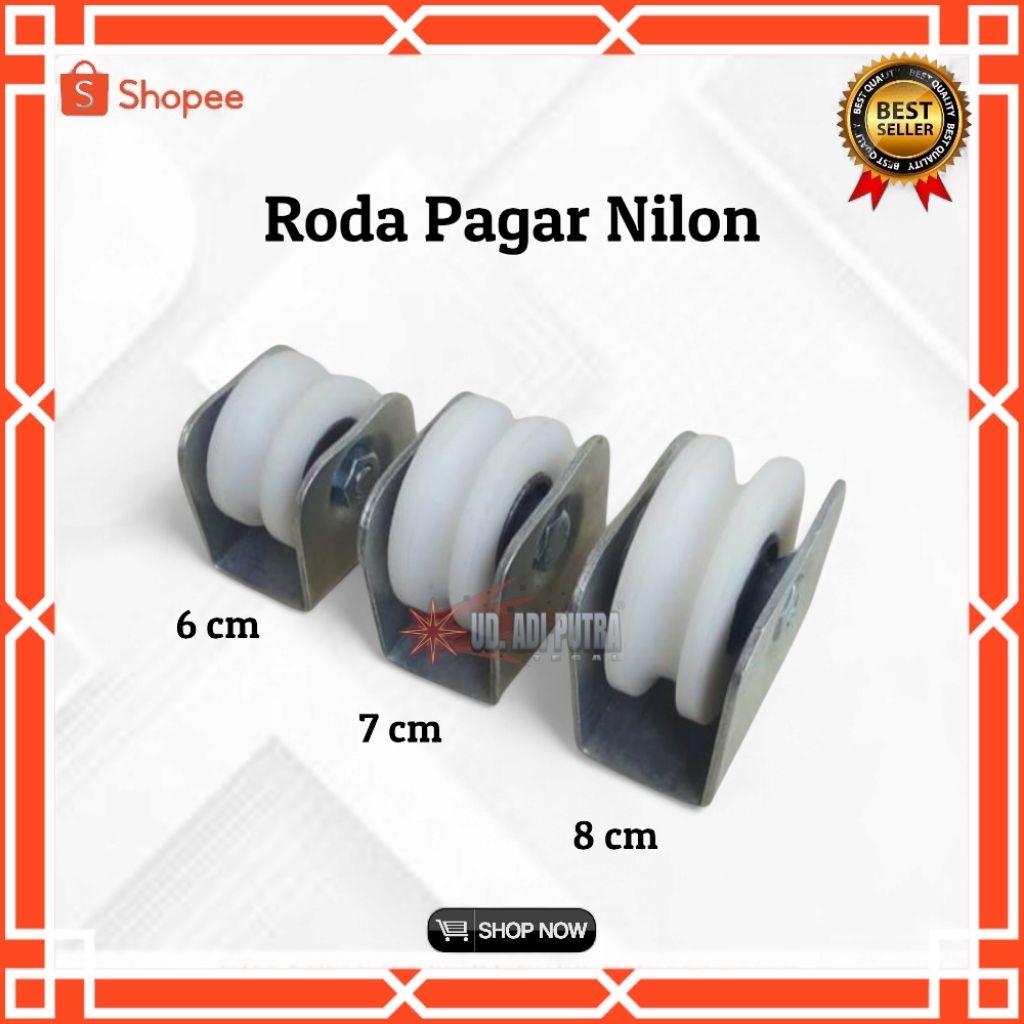 ล้อไนลอน FENCE | NYLON FENCE DOOR WHEELS | NYLON WHEELS GATE WHEELS