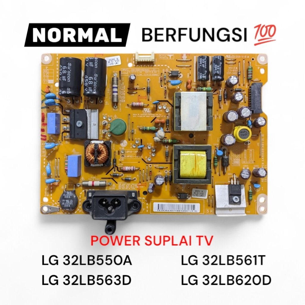 ทีวี PSU // LG 32LB550A TV SUPPLY POWER // LG 32LB563D // LG 32B561T // LG 32LB620