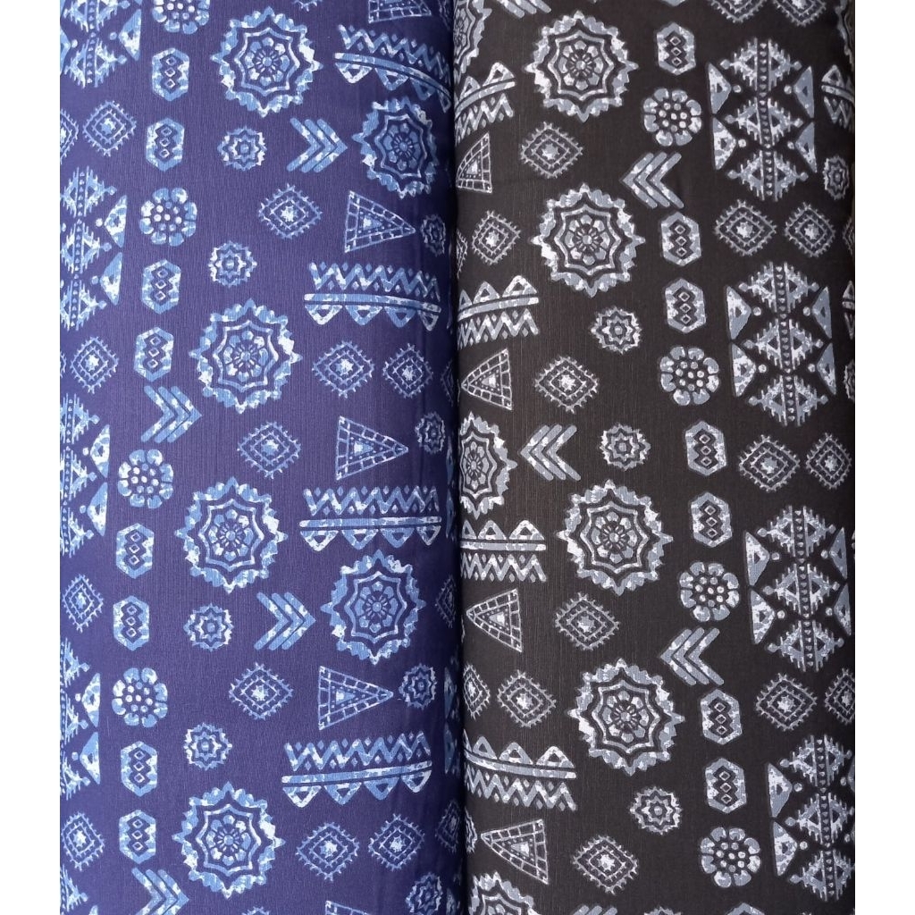 KATUN 40s ผ้าคอตตอนญี่ปุ่น มีโมติฟนามธรรม 1