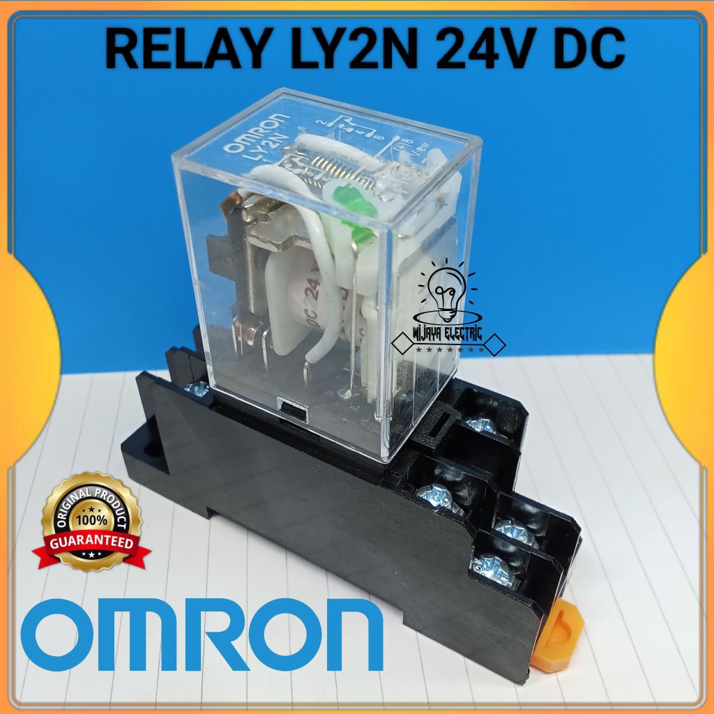 รีเลย์ Omron LY2N LY2N-J 24vdc 8pin รวมซ็อกเก็ต