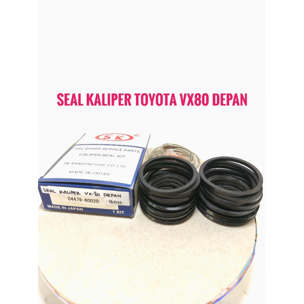 Toyota Landcruiser VX80 Fj80 HDJ80 ซีลคาลิปเปอร์ด้านหน้า 04479*6020 ชุดซีลผ้าเบรค Front TLC Vx-80 Fj