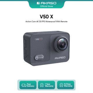 AKASO Action Camera V50 X New Version 4K 30FPS WiFi EIS Touchscreen With Remote Kamera Olahraga Vlog Original