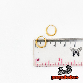 Anting gipsi anak emas asli kadar 300 6k berat 0.500gr