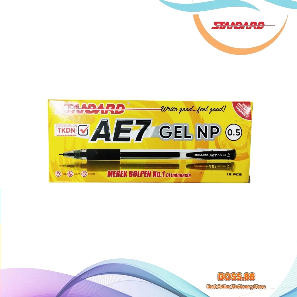 GEL PEN STANDARD AE-7 GEL NP (12 ชิ้น)