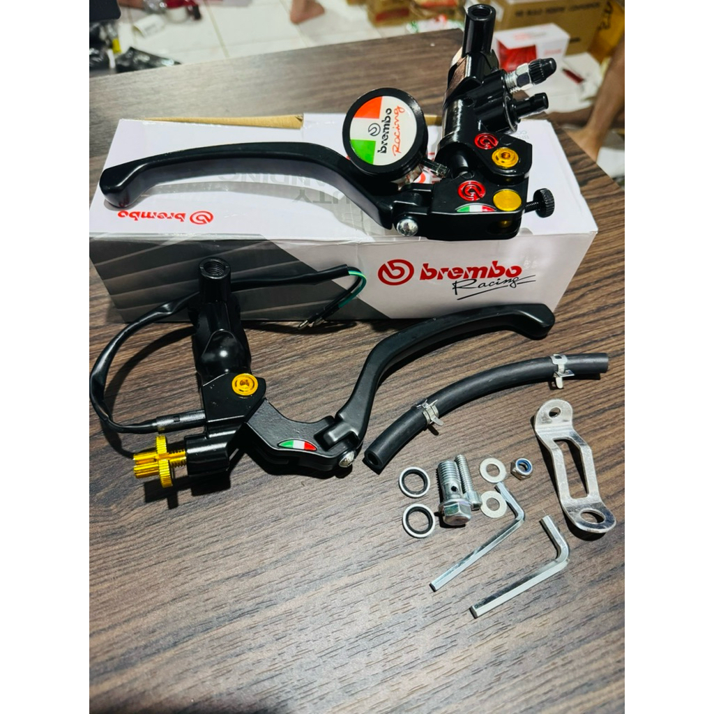 IZUMI RCS 19 ชุดสีดําแบบเต็มมือเบรค