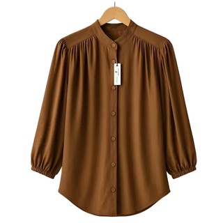 AMENA Blouse Kemeja Atasan Wanita Kemeja Wanita Casual Terbaru
