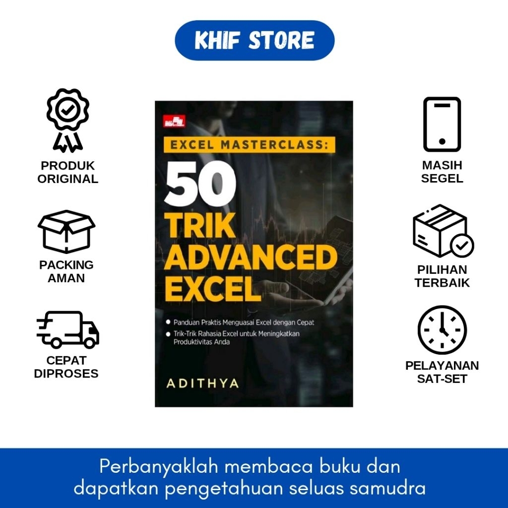 หนังสือ Masterclass Excel: 50 Advanced Excel Tricks โดย Adithya