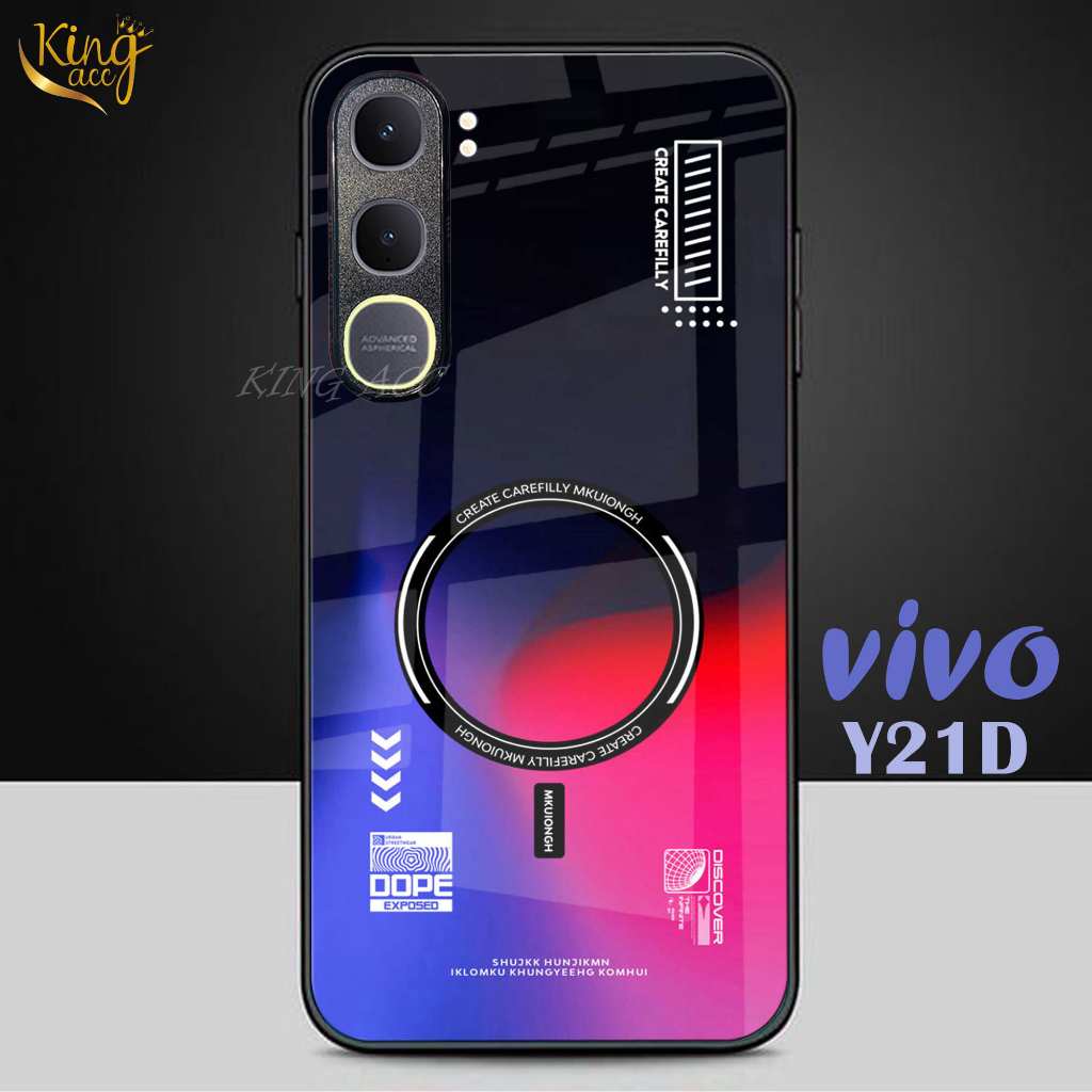 HP Glitter Glass เคสโทรศัพท์สําหรับ Vivo Y21D Y31 - Vivo Y21D Y31 เคสโทรศัพท์ - K128