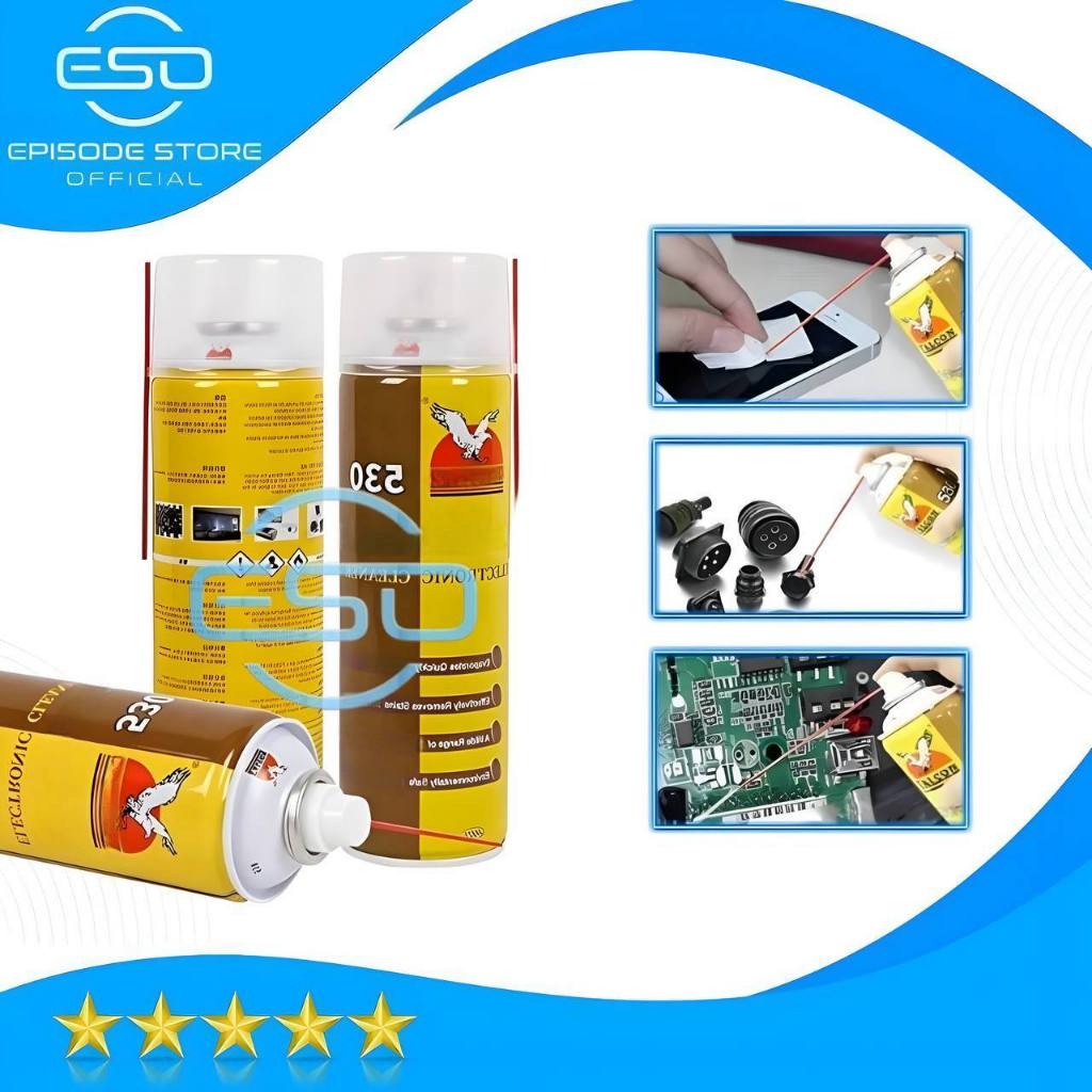 น้ํายาทําความสะอาด 530 550มล น้ํายาทําความสะอาดส่วนประกอบอิเล็กทรอนิกส์ ใหม่