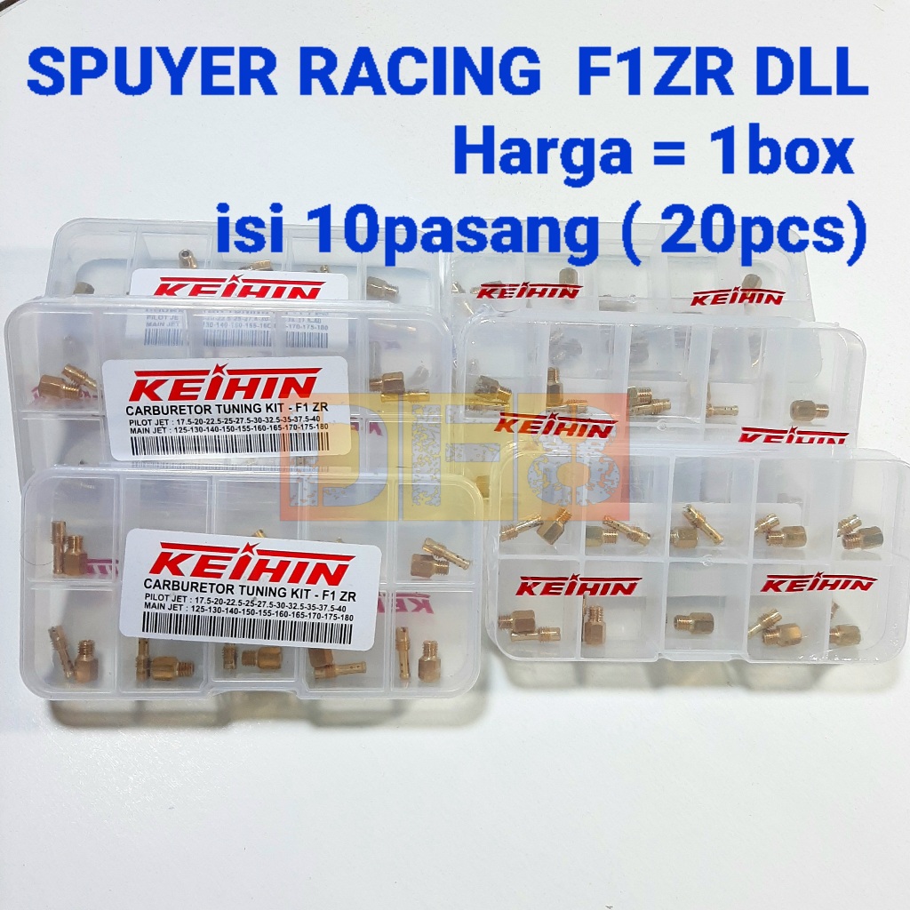 Pilot Jet หลัก Jet หัวฉีดคาร์บูเรเตอร์ F1ZR จูน Racing Foceone 17.5 20 22.5 25 27.5 30 32.5 35 37