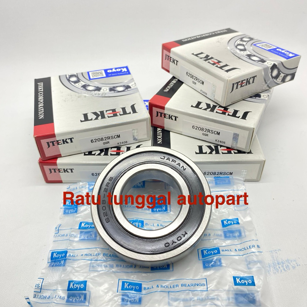 BEARING 6208 2RS KOYO 62082RS KOYO หมวกยาง