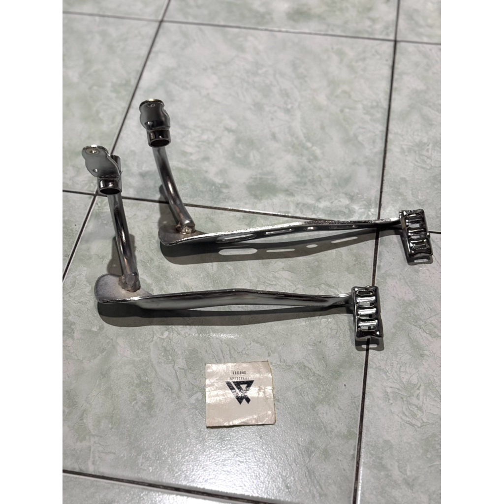 แป้นเบรก f1z r fiz r force 1 รุ่น คริสตัล tune โครเมียม เงา
