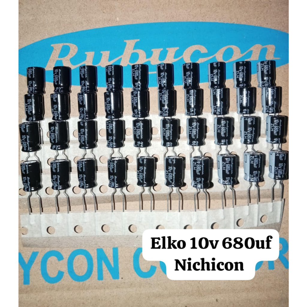 10 ชิ้น Elko 10v 680uf NICHICON