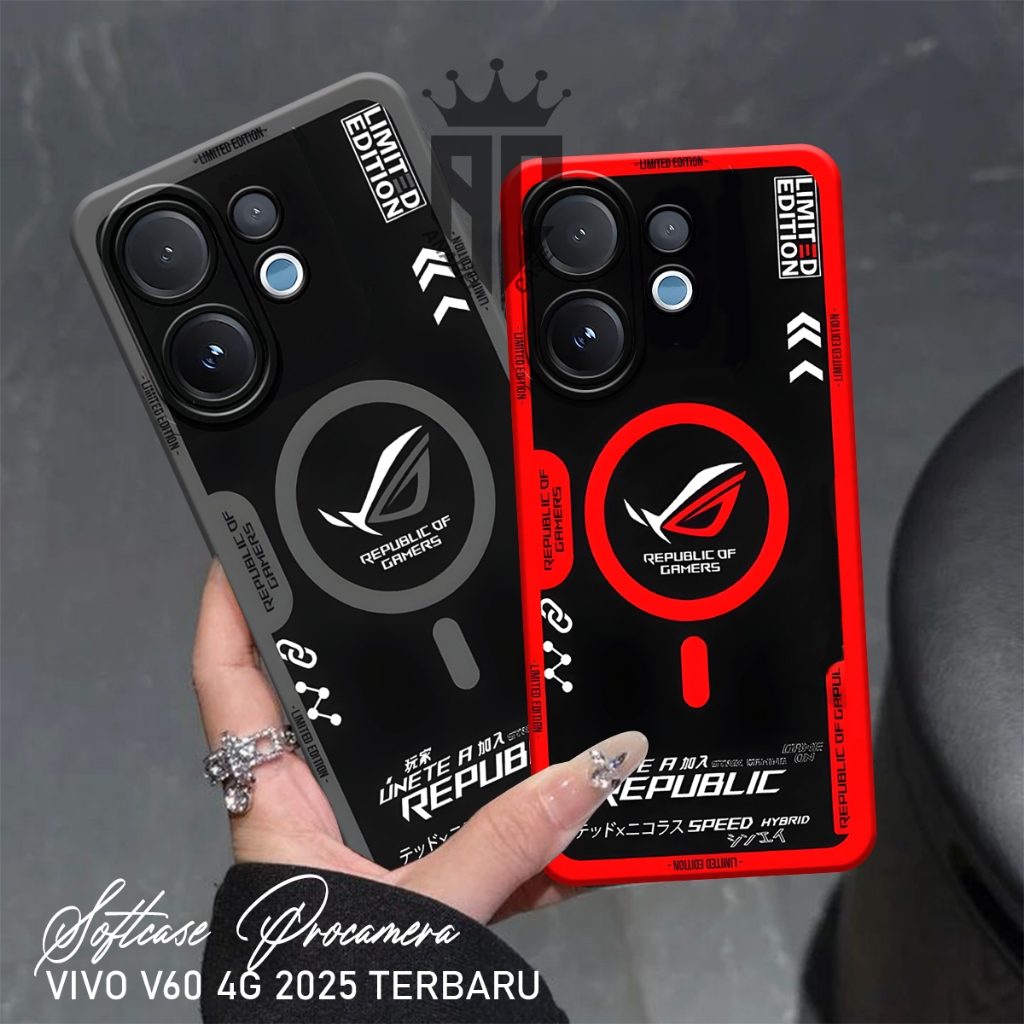 Softcase VIVO V60 - V50 - V40 - V30 - V30 PRO - V30SE - V40 PRO - V50 PRO Fashion Case Logo Ip ROG K