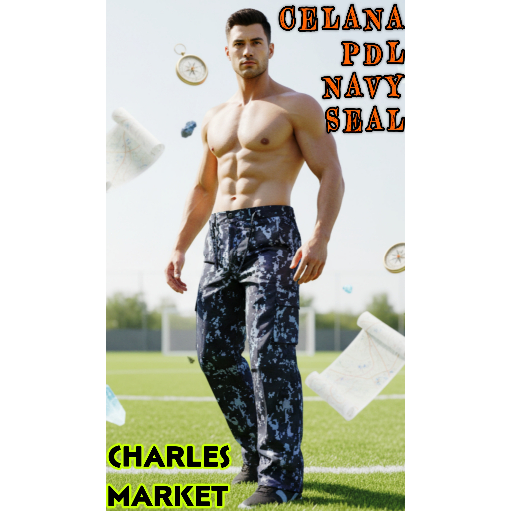 NAVY SEAL CAMO PANTS - กางเกงขายาว NAVY SEAL CAMO PANTS