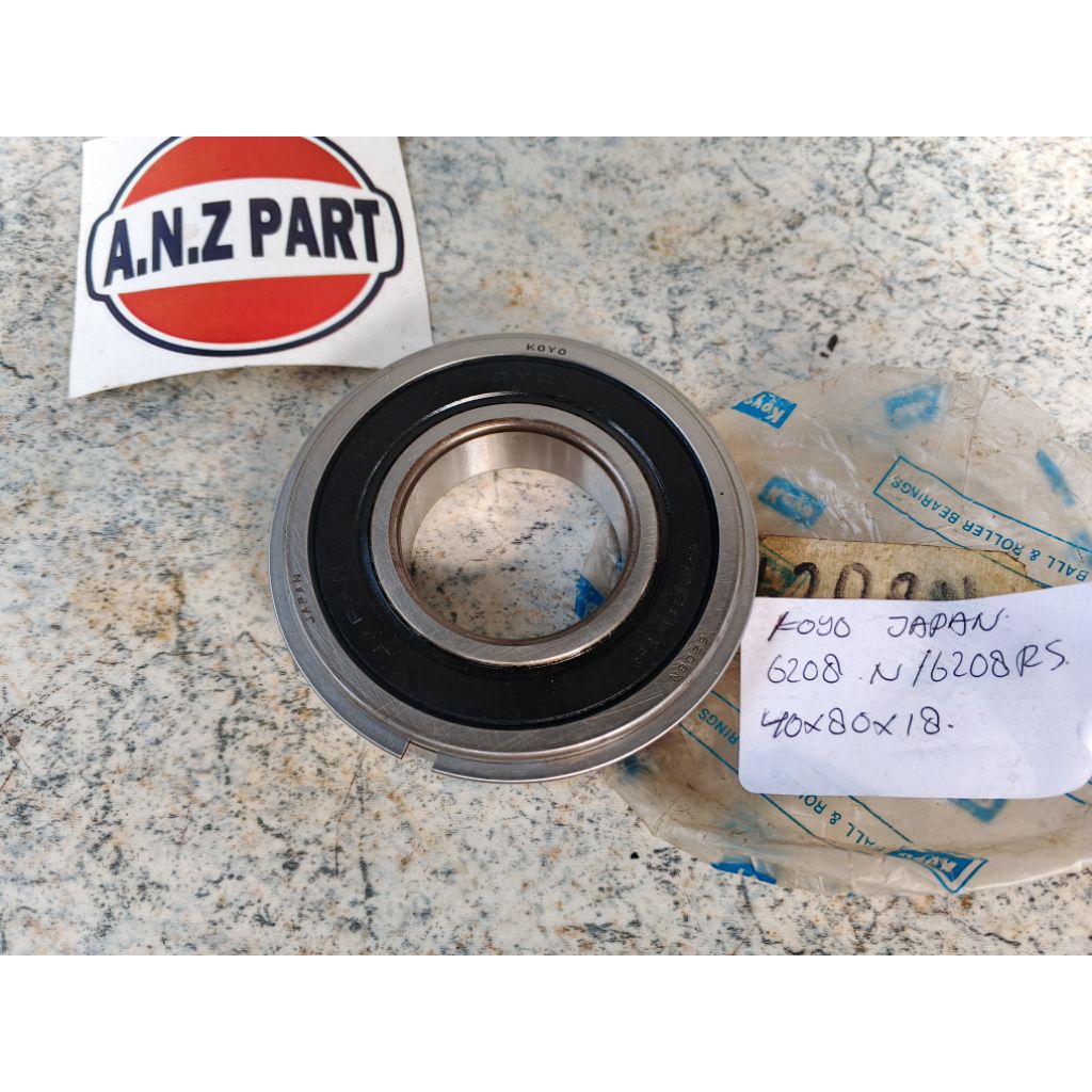 แบริ่งลูกกลิ้ง Koyo ของญี่ปุ่น 6208N / 6208RS