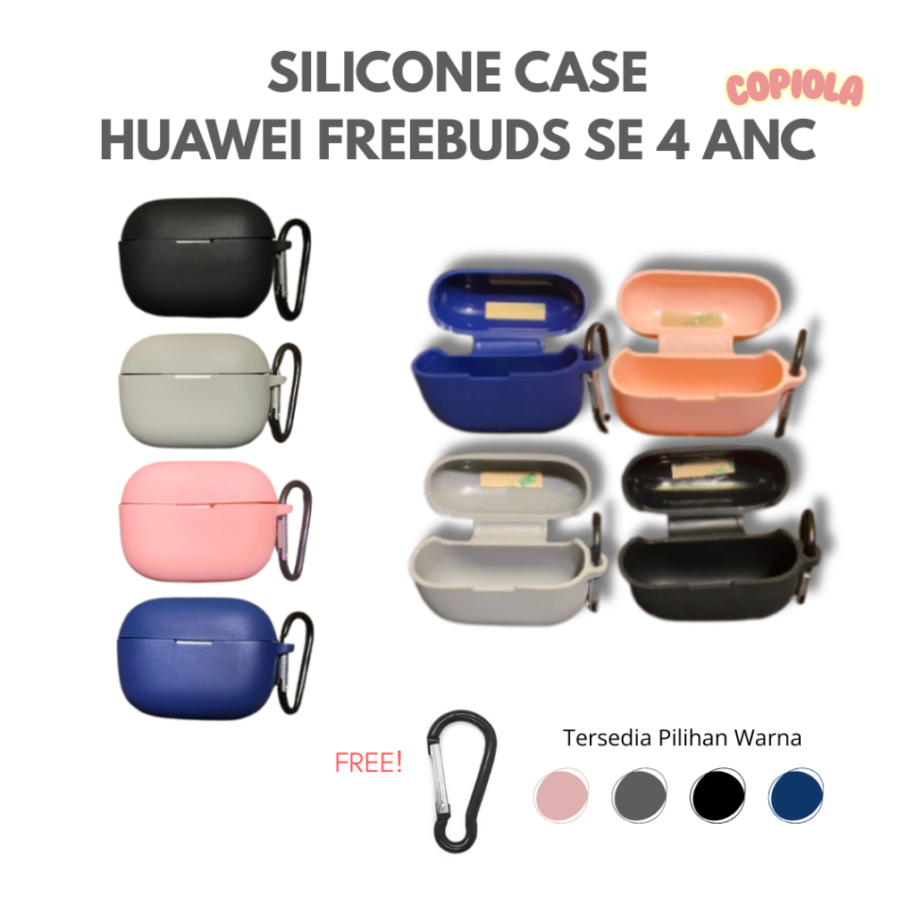 Huawei Freebuds SE 4 ANC 2025 ซิลิโคนป้องกัน Tws Freebudsse4ANC2025 ตะขอคาราบิเนอร์