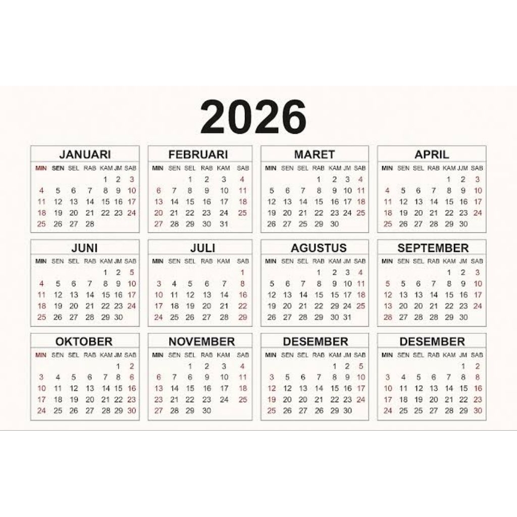 ปฏิทิน 3026*********