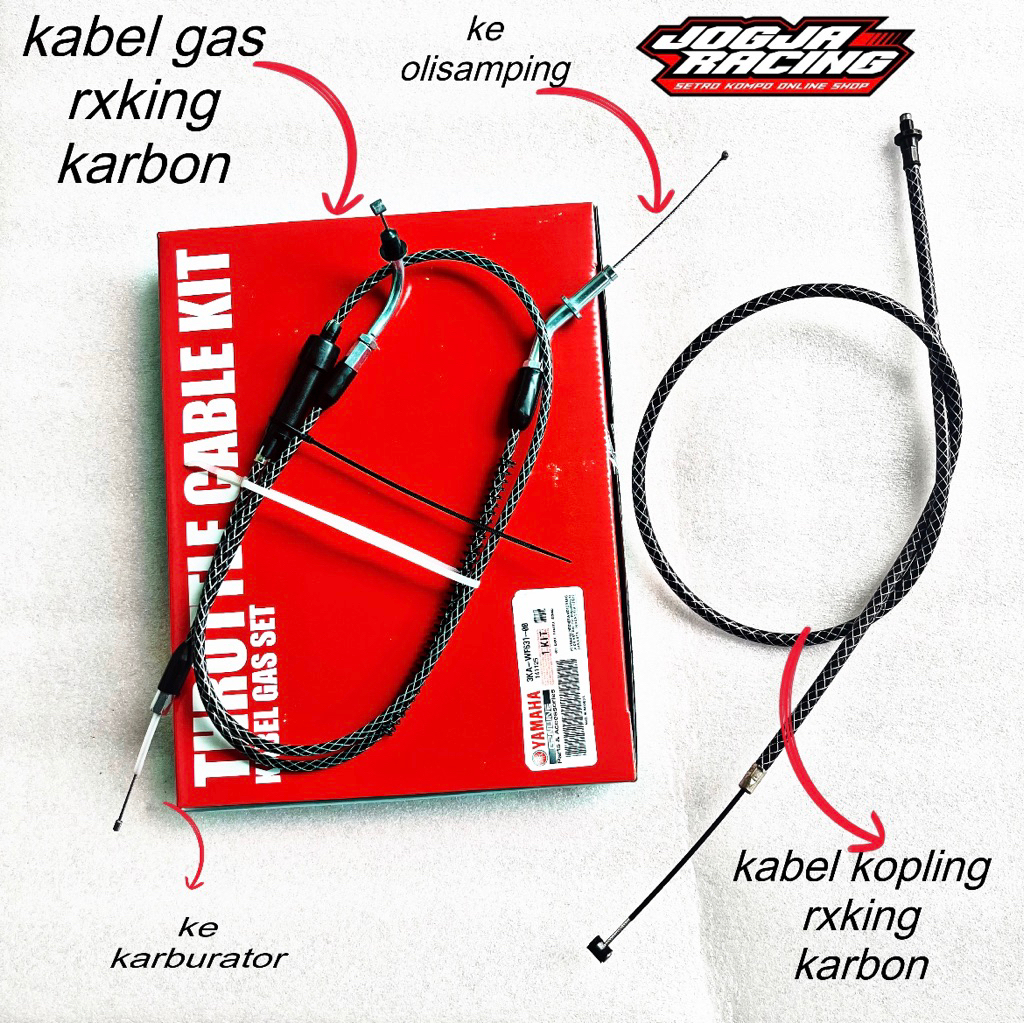 สายแก๊ส Rxking Carbon Rxking Standard plus สายคลัตช์คาร์บอน Rxking