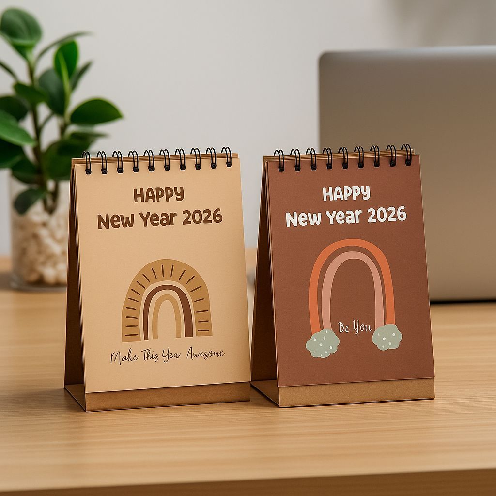 2026 ปฏิทิน Aesthetic ปฏิทินตั้งโต๊ะขนาด A6 ปฏิทินตั้งโต๊ะ 2026/ A6 ปฏิทิน