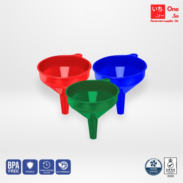 น้ํามัน 12 ซม. FUNNEL / น้ํามันพลาสติก FUNNEL / THICK OIL FUNNEL - Oneso.id