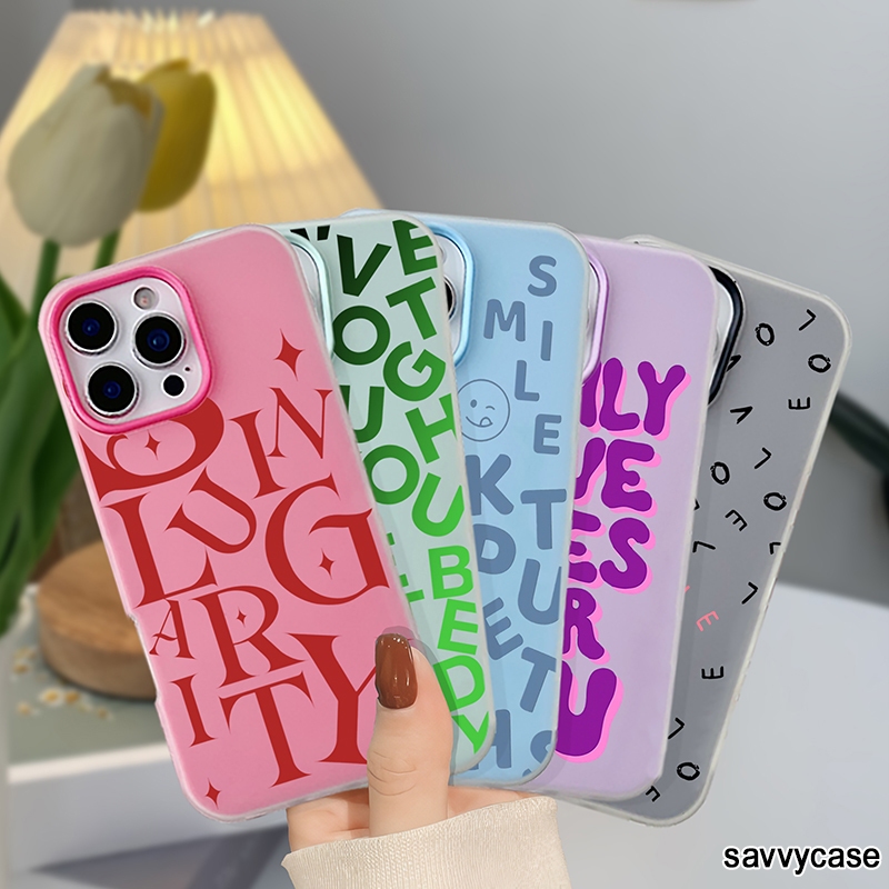 CASE CASING JELLY สี 2 IN 1 MOTIF QUOES WORD PATTERN COMPATIBLE สําหรับ XIAOMI REDMI A1 A2 A5 8 8A 9