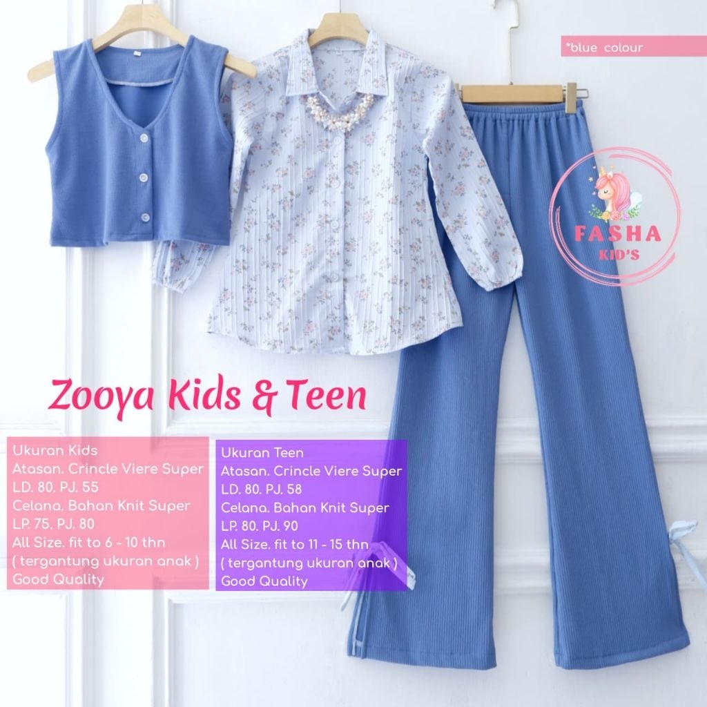 ZOOYA SET TEEN KIDS VOL.1/ 2 BY FASHA ORIGINAL ใหม่ล่าสุด