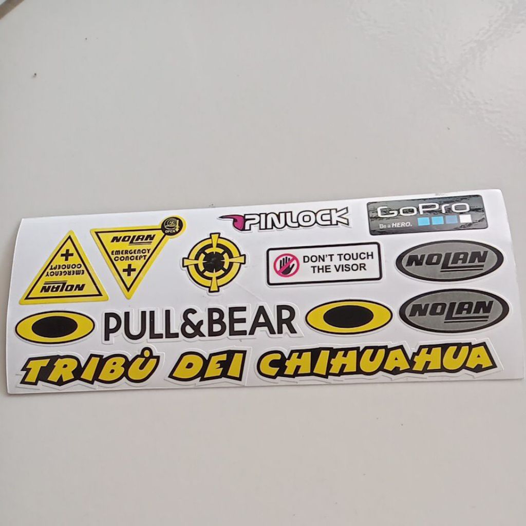 หมวกกันน็อค Nolan ชุดสติ๊กเกอร์