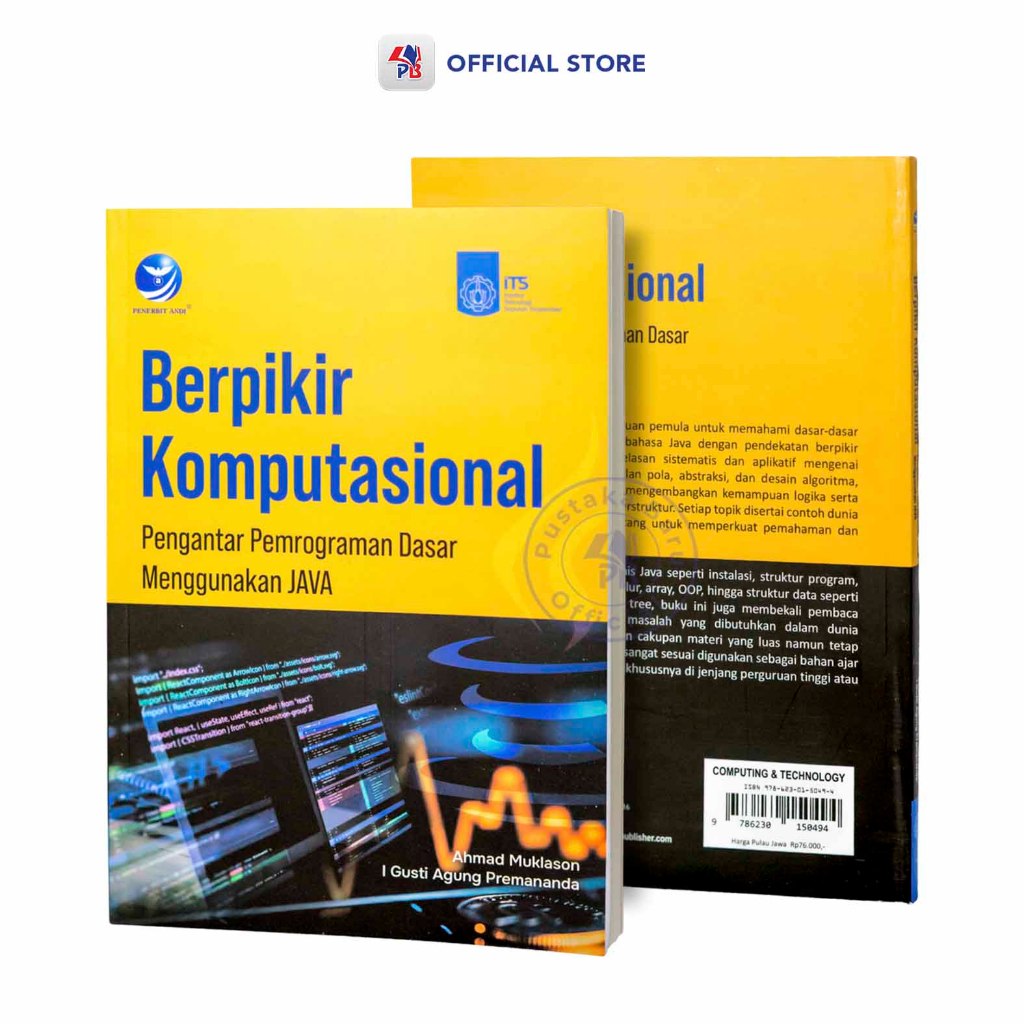 หนังสือการคิดที่ครอบคลุม: การเขียนโปรแกรมเบื้องต้นโดยใช้ JAVA / ANDI OFFSET