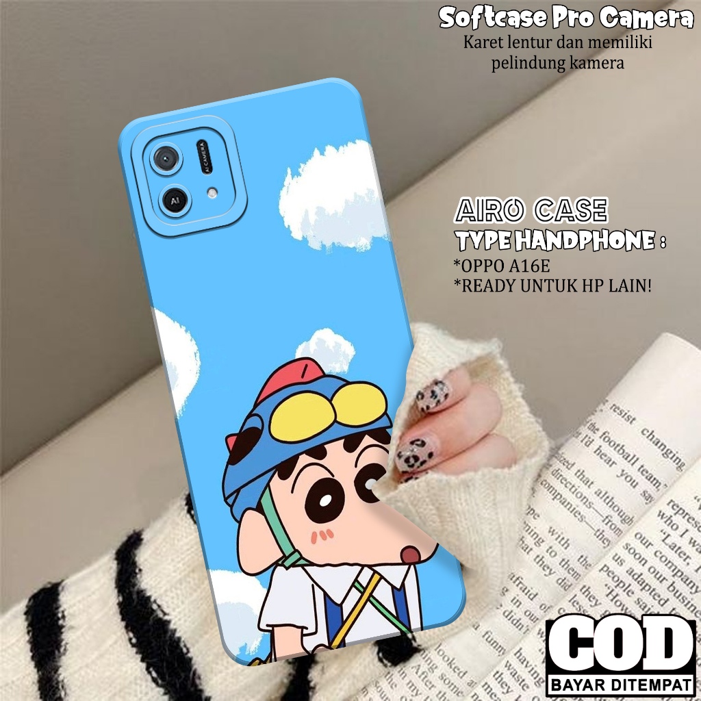 เคส OPPO A16E - เคส OPPO A16E Softcase - เคสแฟชั่นการ์ตูน - เคส OPPO A16E - เคส Pro Camera Softcase 