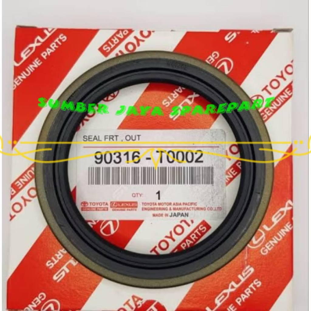 ซีลล้อหน้าด้านนอก hilux vigo / fortuner 90316-T0002