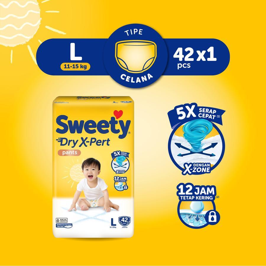 สวีทตี้ บรอนซ์ ผ้าอ้อมแบบกางเกง ไซส์ L42