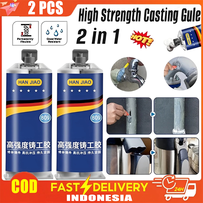 กาวเหล็ก AB ทนความร้อนที่แข็งแกร่งเป็นพิเศษ 100 กรัมกาวซ่อมแซมโลหะ AB กาว AB SUper ที่แข็งแกร่ง