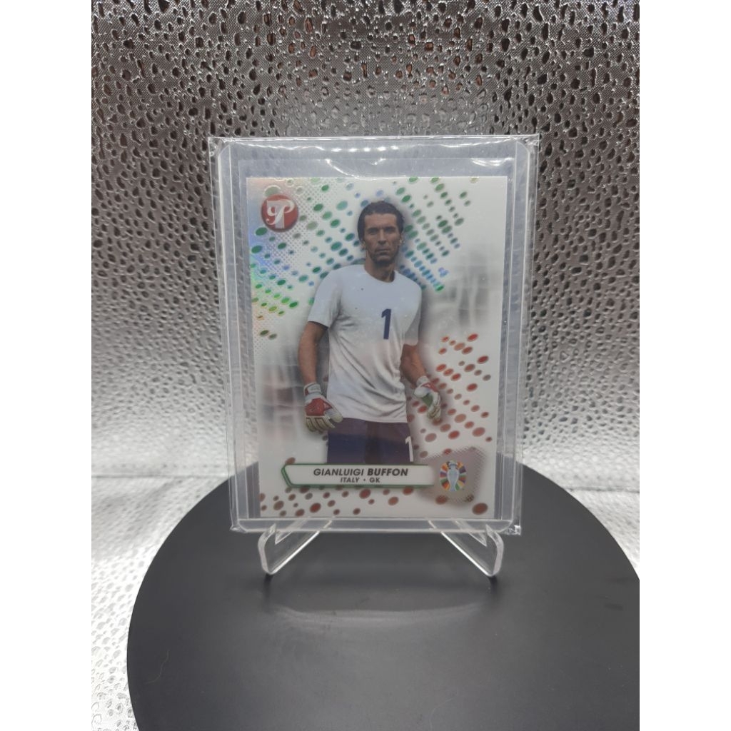 การ์ดฟุตบอล - 2023 Topps Road to UEFA EURO Refractor 87 Gianluigi Buffon