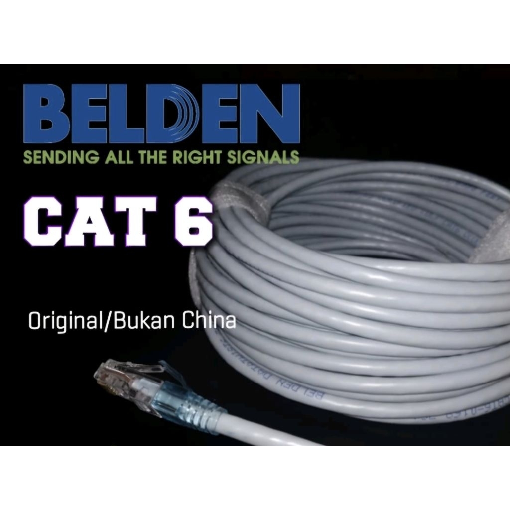 สาย Belden LAN / Data / UTP CAT6 7814 / CAT6 Original Belden 305 ขายปลีกสีเทา