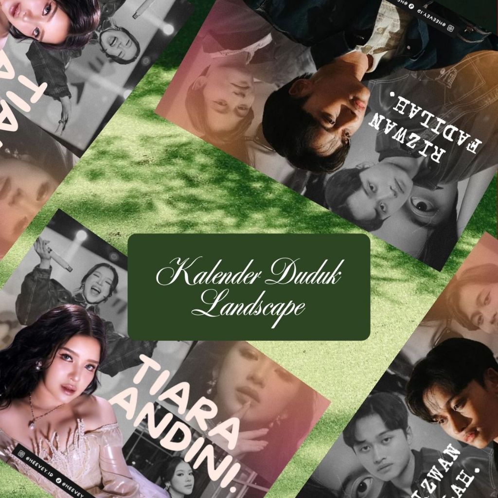 ปฏิทินตั้งโต๊ะทิวทัศน์ไอดอล 2026 | มงกุฏของ Andini | Rizwan Fadilah | เฮเดีย | .ยีสต์ | ลาโนร์