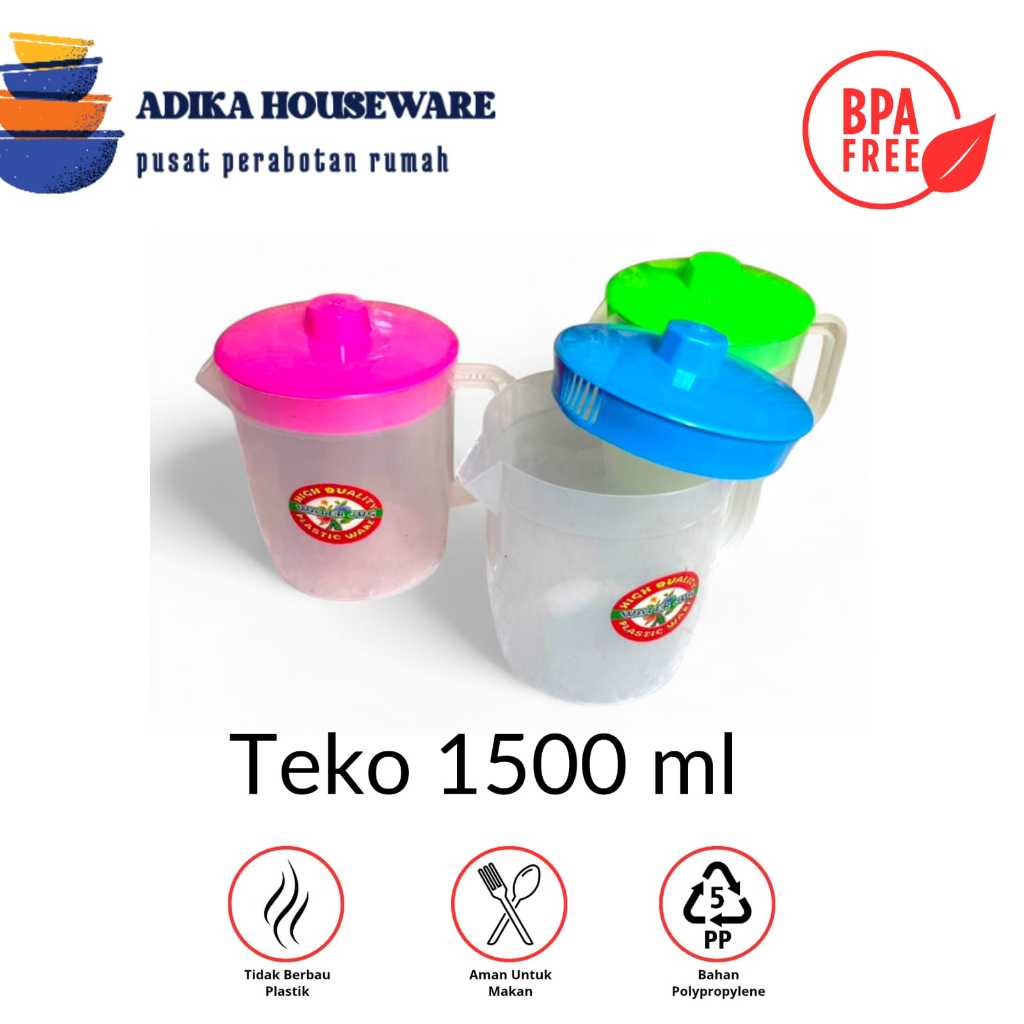 HELLO 1500 ML TKO - น้ําแข็งใส 1500 ML - 1500 ML แก้วกาแฟ/น้ําพลาสติก