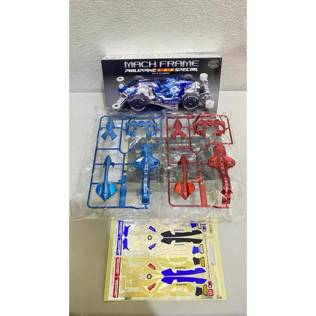 Tamiya 92462 Mach Frame Philippine Cup Special (Body Blue Plated และ Red Plated และ Box)