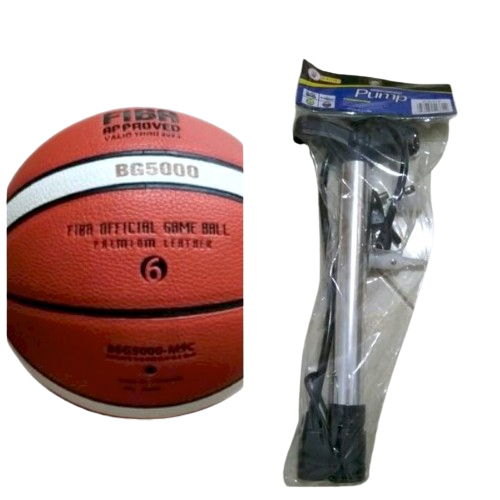 Molten Basketball B6G4500 BG4500 PERBASI SIZE 6 IMPORT THAILAND + IRON PUMP