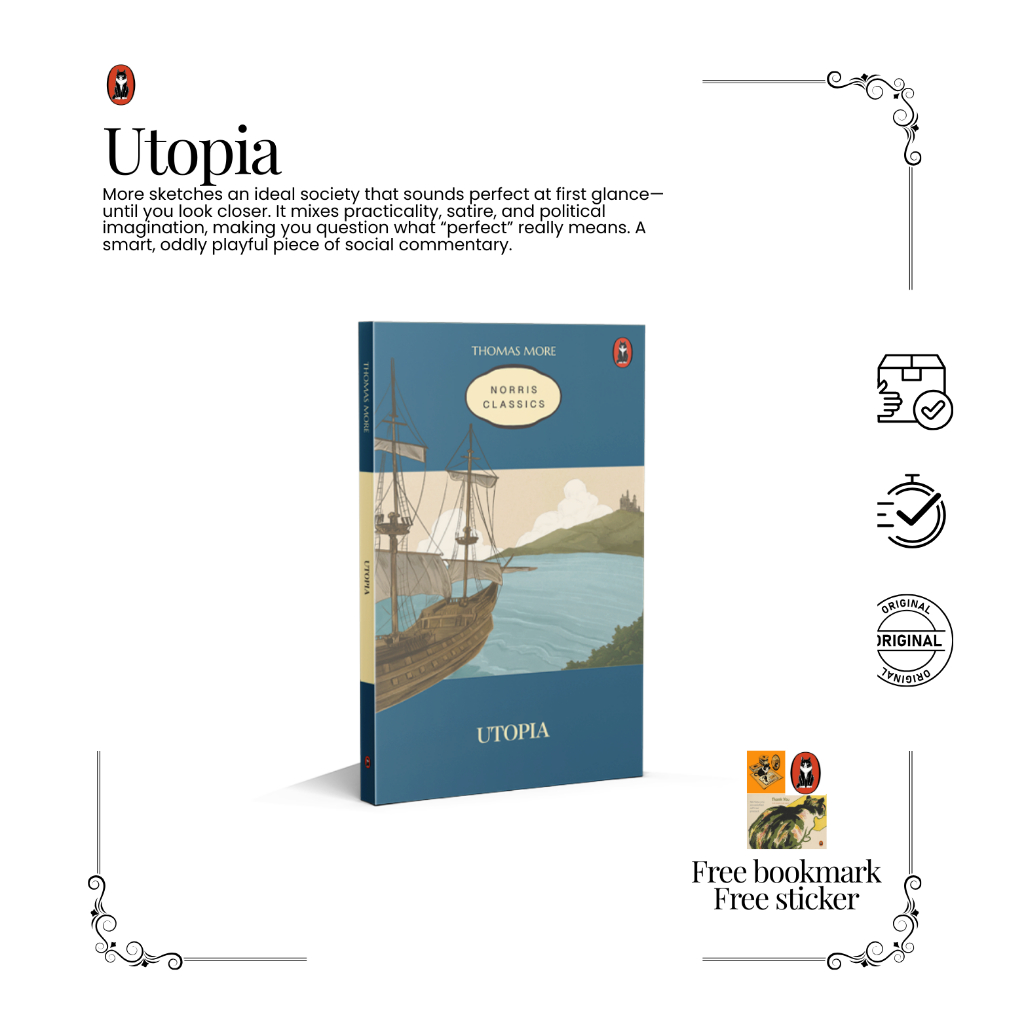 [หนังสือนอร์ริส] Utopia by Thomas More - นวนิยายภาษาอังกฤษ