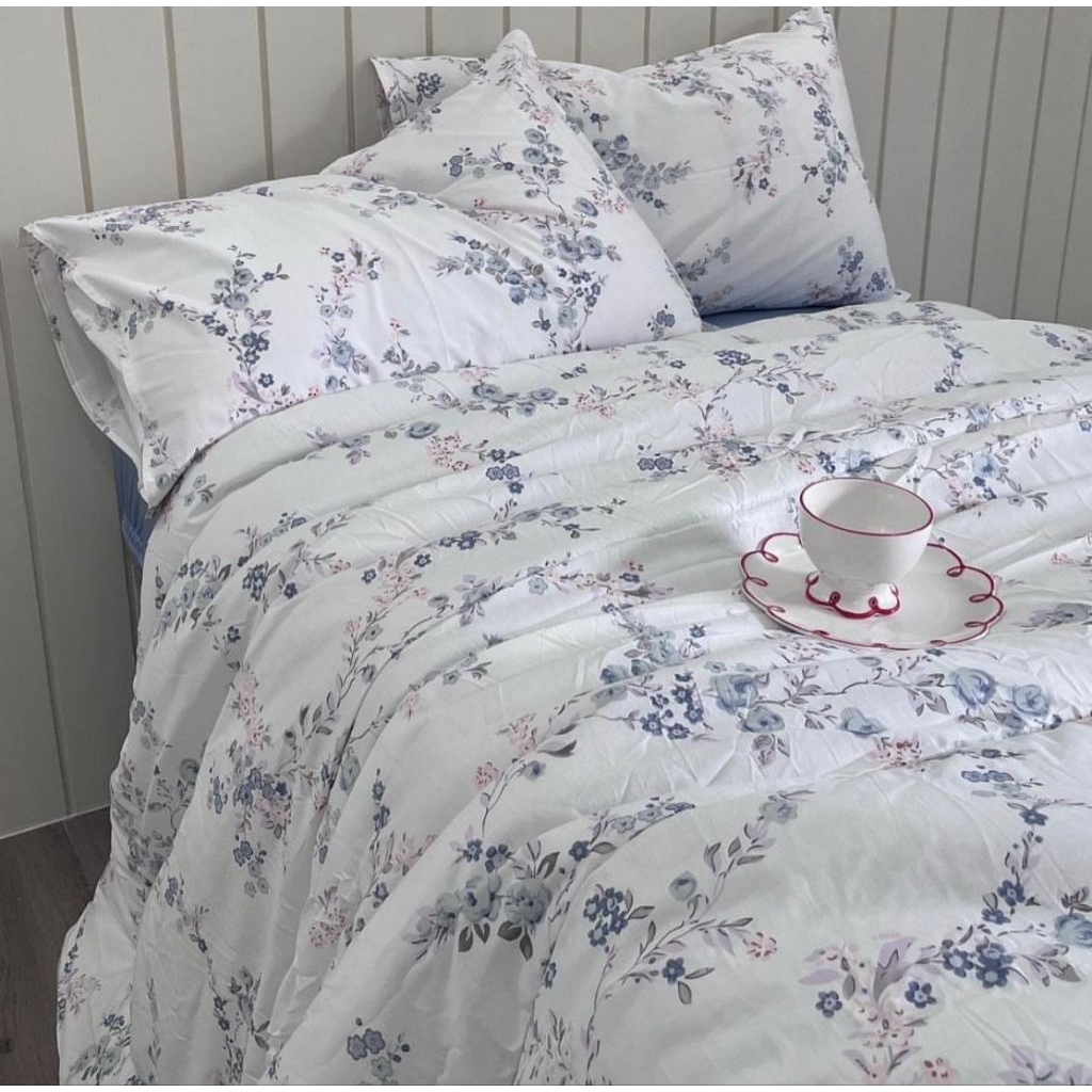 KATUN ชุดผ้าปูที่นอนผ้าฝ้ายสไตล์เกาหลีพร้อม Fair Lady Beverly Motif By Homemade