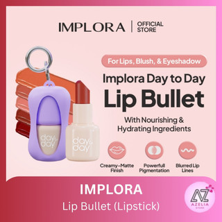 IMPLORA Lip Bullet Day to Day Lipstick | Mini Lipstik | Lip Matte