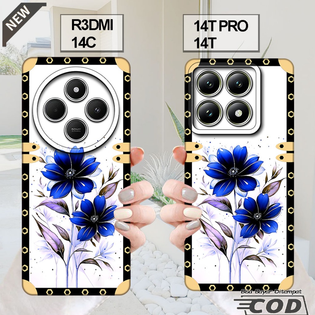 เคส XIAOMI REDMI 14C - เคส XIAOMI 14T - เคส XIAOMI 14T PRO _ปลอกซิลิโคนยืดหยุ่นใสสีดํา
