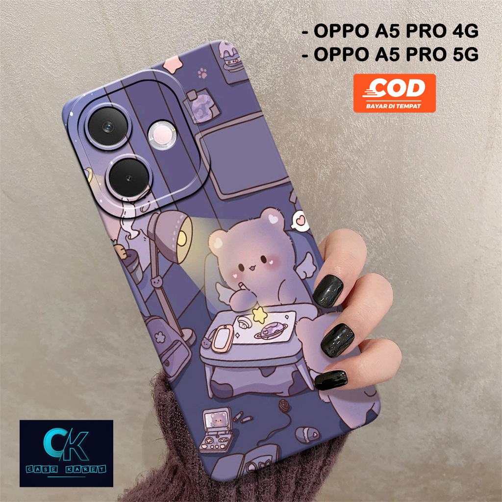 HP เคส OPPO A5 PRO 4G / A5 PRO 5G 2025 - เคสแฟชั่น CARTOON - เคสยาง - เคส OPPO A5 PRO 4G / A5 PRO 5G