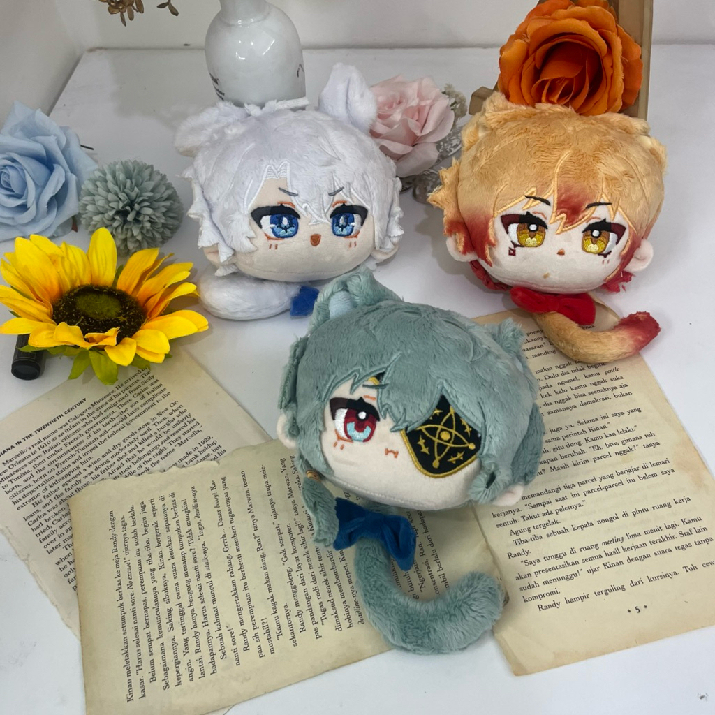 OFFICIAL พวงกุญแจตุ๊กตา Honkai Star Rail Anaxa Mydei Kainon